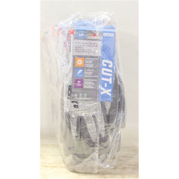 PACK OF 12 BDG CUT-X  NITRILE COATED 13 GA. HPPE