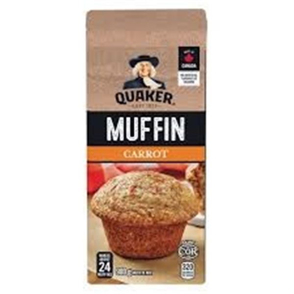 NEW 4 X 900G QUAKER MUFFIN CARROT