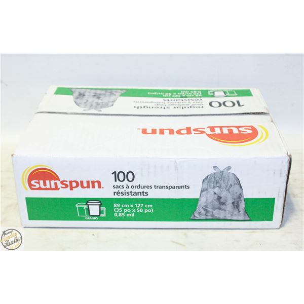 CASE OF SUNSPUN 100 REGULAR STRENGTH