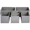 Image 1 : NEW AMAZON BASICS SET OF 6 CLOTH DRAWER ORGANIZERS