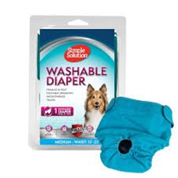 NEW 12 DIAPERS SIMPLE SOLUTION FOR DOGS MEDIUM