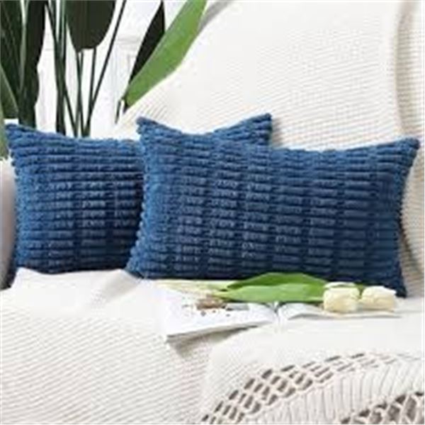 NEW WITH BAG MADIZZ 2 30 X 50CM BLUE PILLOW CASE