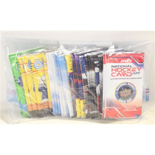 27 PACKS NHL HOCKEY CARDS OPEN PRODUCT