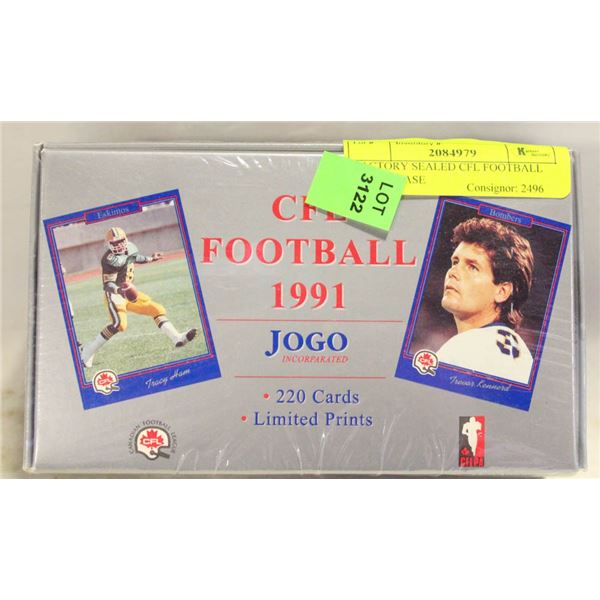 FACTORY SEALED CFL FOOTBALL CARDS CASE