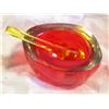 Image 1 : MURANO RED & AMBER MORTAR & PESTLE