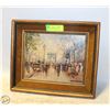 Image 1 : ANTIQUE FRAMED ART PRINT SIGNED ANTOINE BLANCHARD