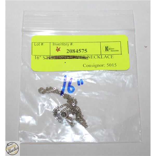 16" NECKLACE (METAL IS MAGNETIC)