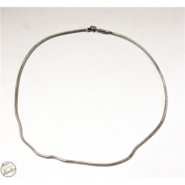 15" STERLING SILVER NECKLACE