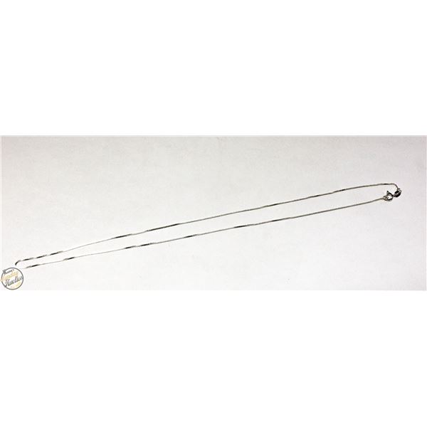 18" STERLING SILVER NECKLACE