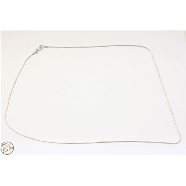 24" STERLING SILVER NECKLACE