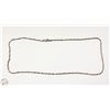 Image 1 : 18" STERLING SILVER NECKLACE