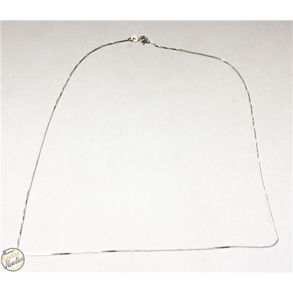 18" STERLING SILVER NECKLACE