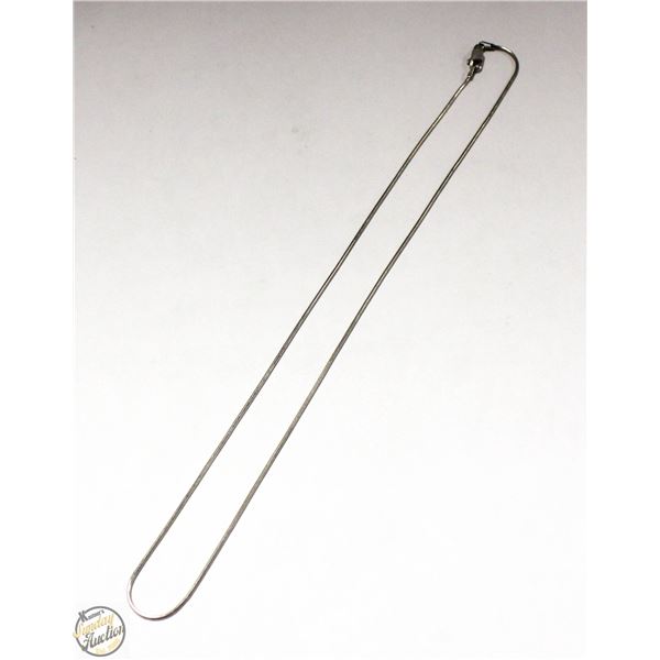 18" STERLING SILVER NECKLACE