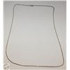 Image 1 : 26" STERLING SILVER NECKLACE