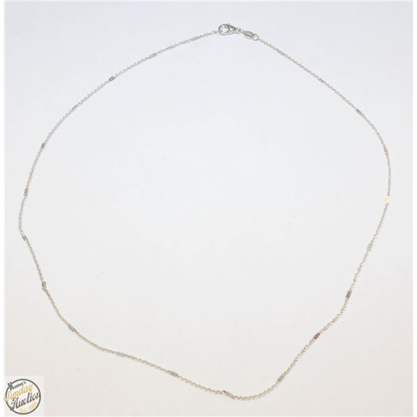 18" STERLING SILVER NECKLACE