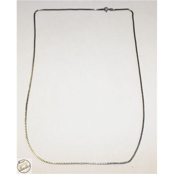 22" STERLING SILVER NECKLACE
