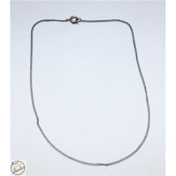 14" STERLING SILVER NECKLACE