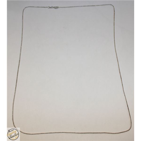 29" STERLING SILVER NECKLACE