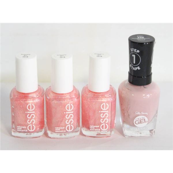 NEW 4 ASSORTED NAIL LACQUER