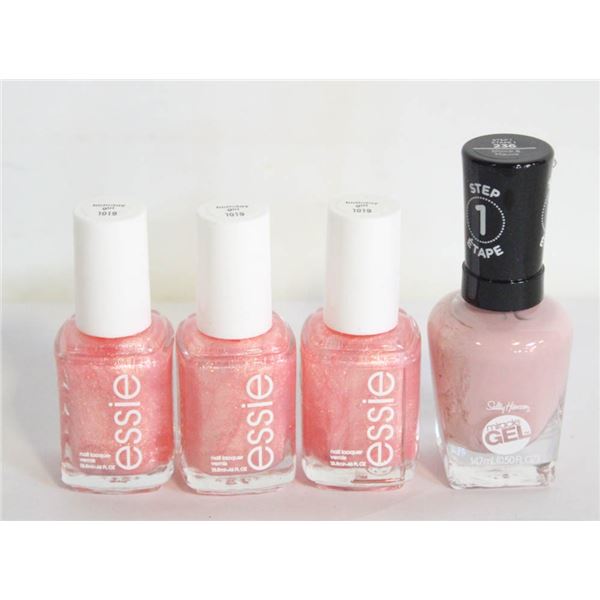 NEW 4 ASSORTED NAIL LACQUER