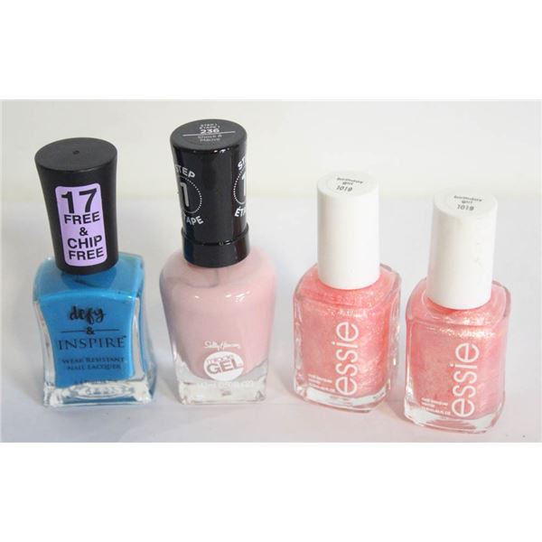 NEW 4 ASSORTED NAIL LACQUER