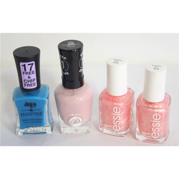NEW 4 ASSORTED NAIL LACQUER