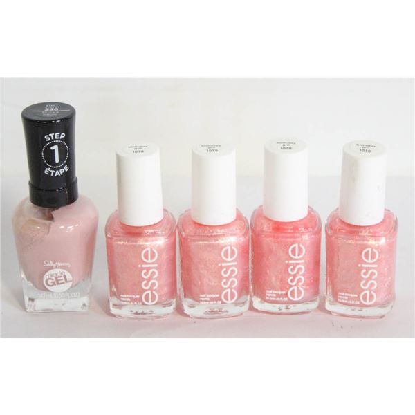 NEW 5 ASSORTED NAIL LACQUER