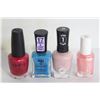 Image 1 : NEW 4 ASSORTED NAIL LACQUER