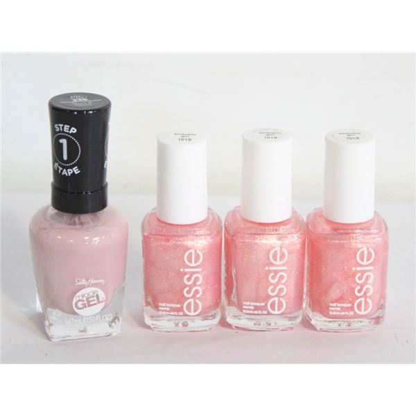 NEW 4 ASSORTED NAIL LACQUER