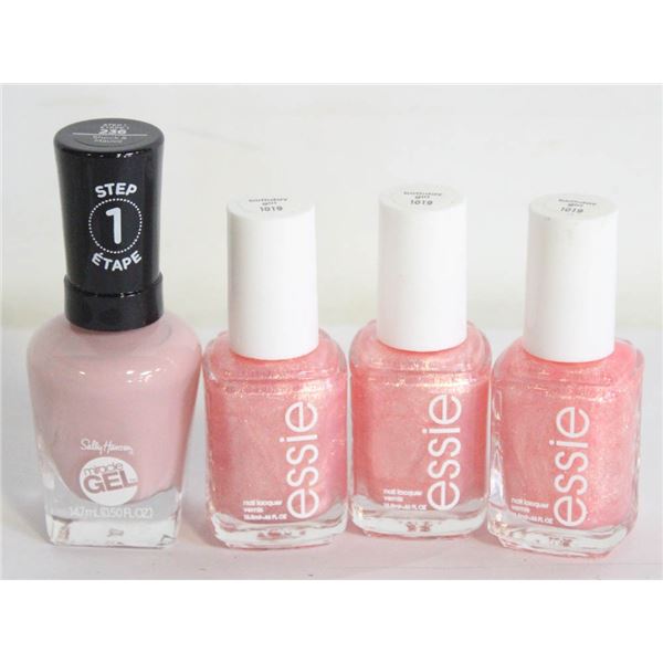 NEW 4 ASSORTED NAIL LACQUER