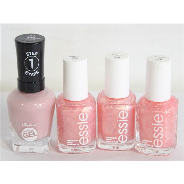 NEW 4 ASSORTED NAIL LACQUER