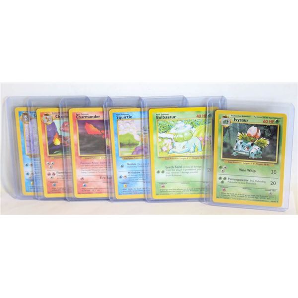 6 POKEMON CARDS 1999/2000