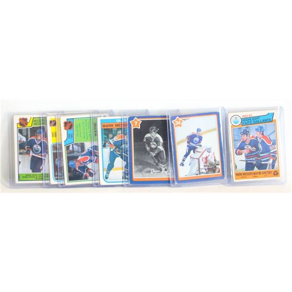 7 WAYNE GRETZKY, MARK MESSIER CARDSCARD