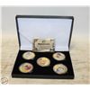 Image 1 : 5 PIECE DRAGON BALL Z COIN SET IN BOX
