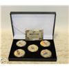 Image 1 : 5 PIECE DRAGON BALL Z COIN SET IN BOX