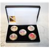 Image 1 : MICHEAL SCHUMACHER 5 PIECE COIN SET IN BOX