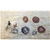 Image 1 : 5 AGATE SLICES + 1 PENDANT SOLD WITH 5