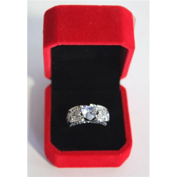 HEART SHAPE RING SZ 8