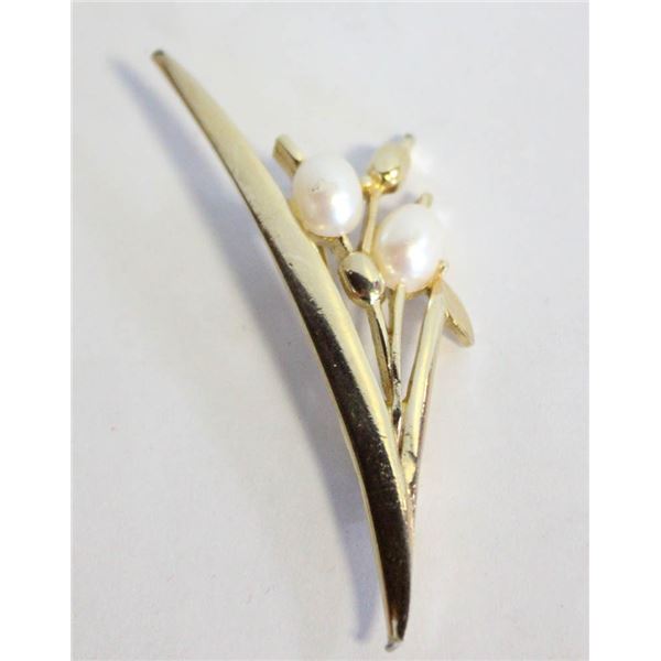 CAT TAILS BROOCH PIN VINTAGE