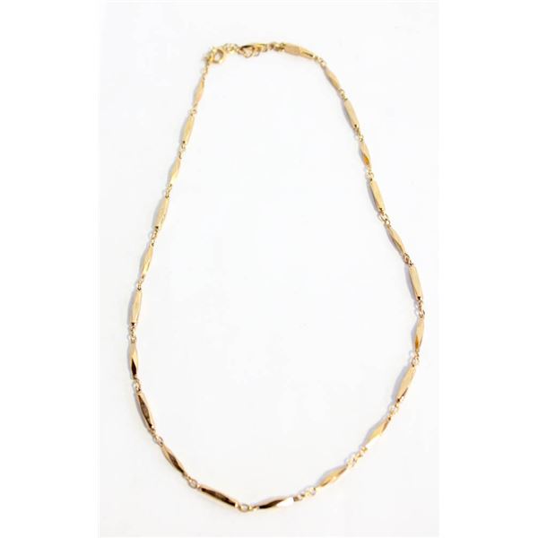YELLOW FANCY FACETED CHAIN NIKKEN EXPANDABLE