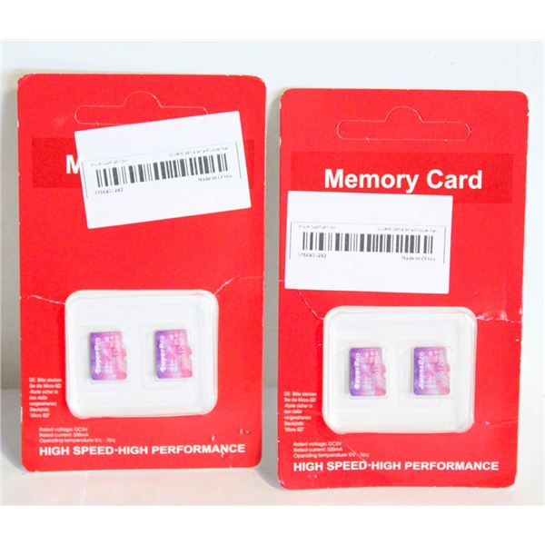 FLAT OF NEW MEMORY CARDS
