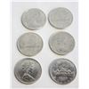 Image 1 : 1969 DOLLAR COINS CANOE SET OF 6