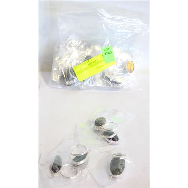 LOT OF 15 925 STAMPED NECKLACES