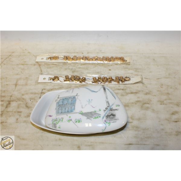 2 NEW VINTAGES KOREAN CHARM BRACELTS