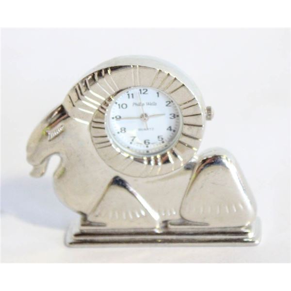 RAM DESK CLOCK METAL