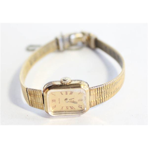 BULOVA 10K RGP VINTAGE WATCH