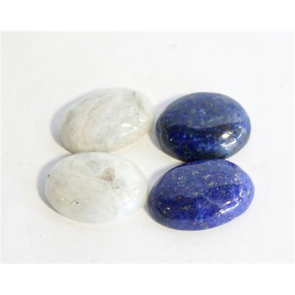 #221- NATURAL MOONSTONE & LAPIZ  GEMSTONE 120.00CT