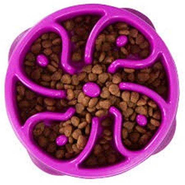 NEW OUTWARD HOUND FUN FEEDER SLO BOWL MEDIUM