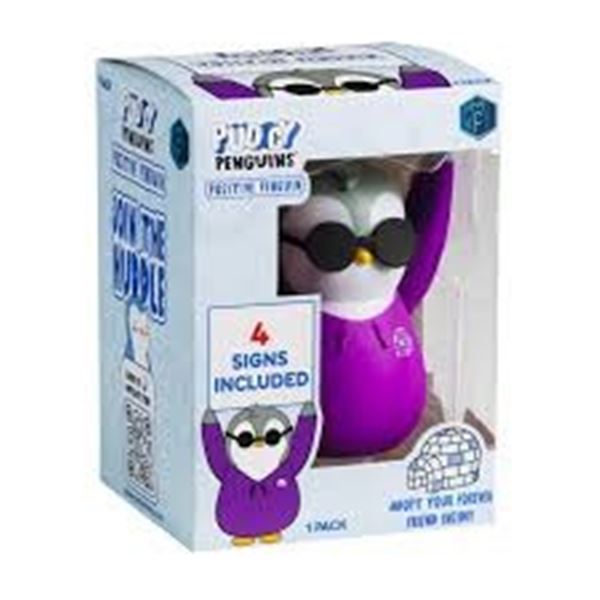 NEW PUDGY PENGUINS POSITIVE PURPLE
