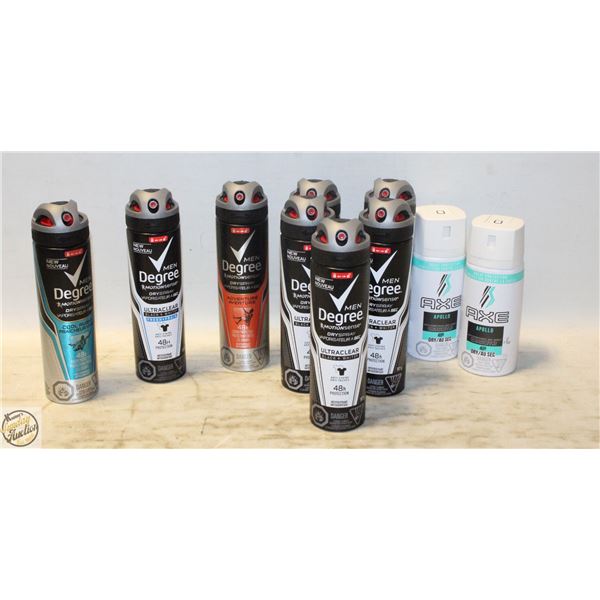 8 DEGREE FOR MEN + 2 AXE